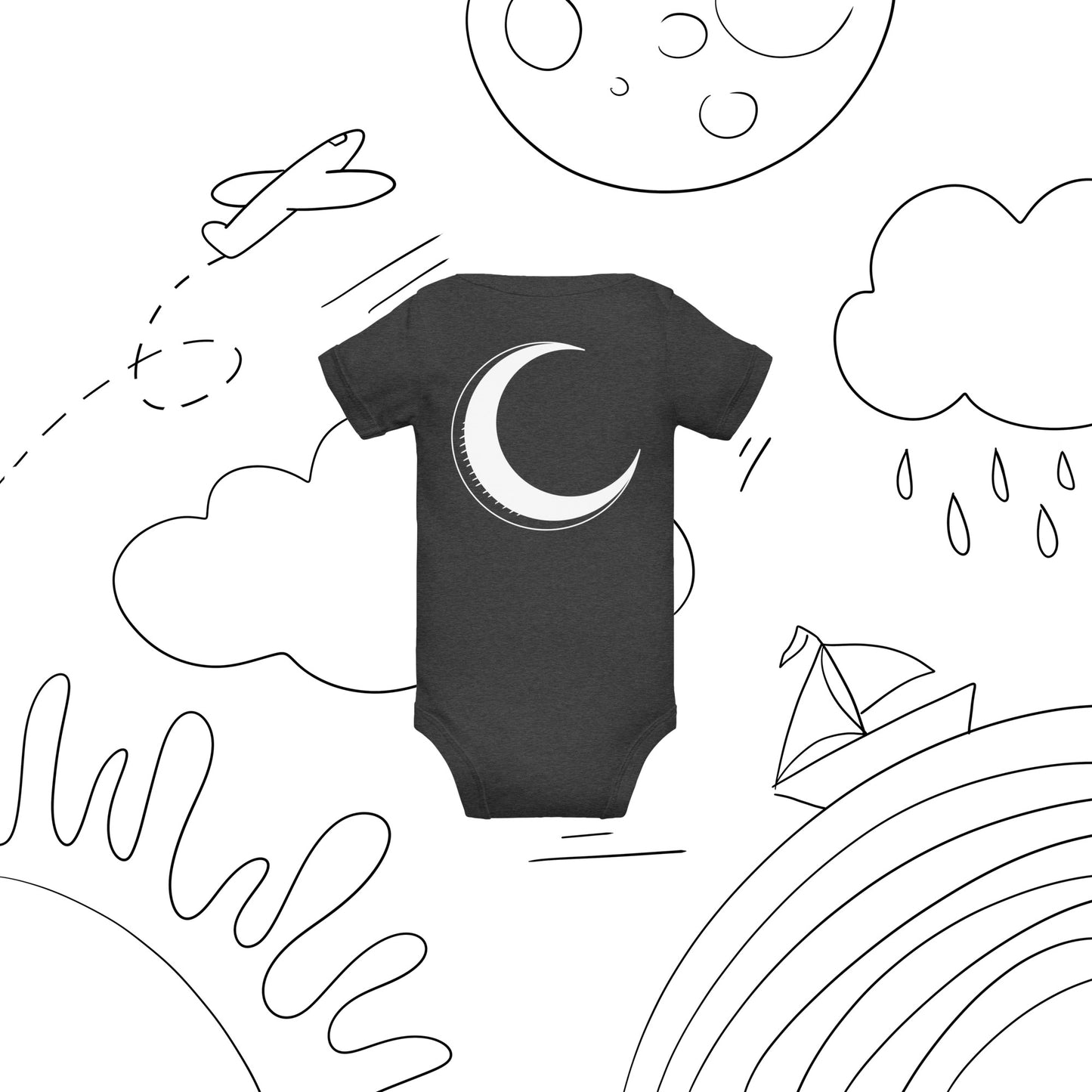 Midnight Baby short sleeve one piece