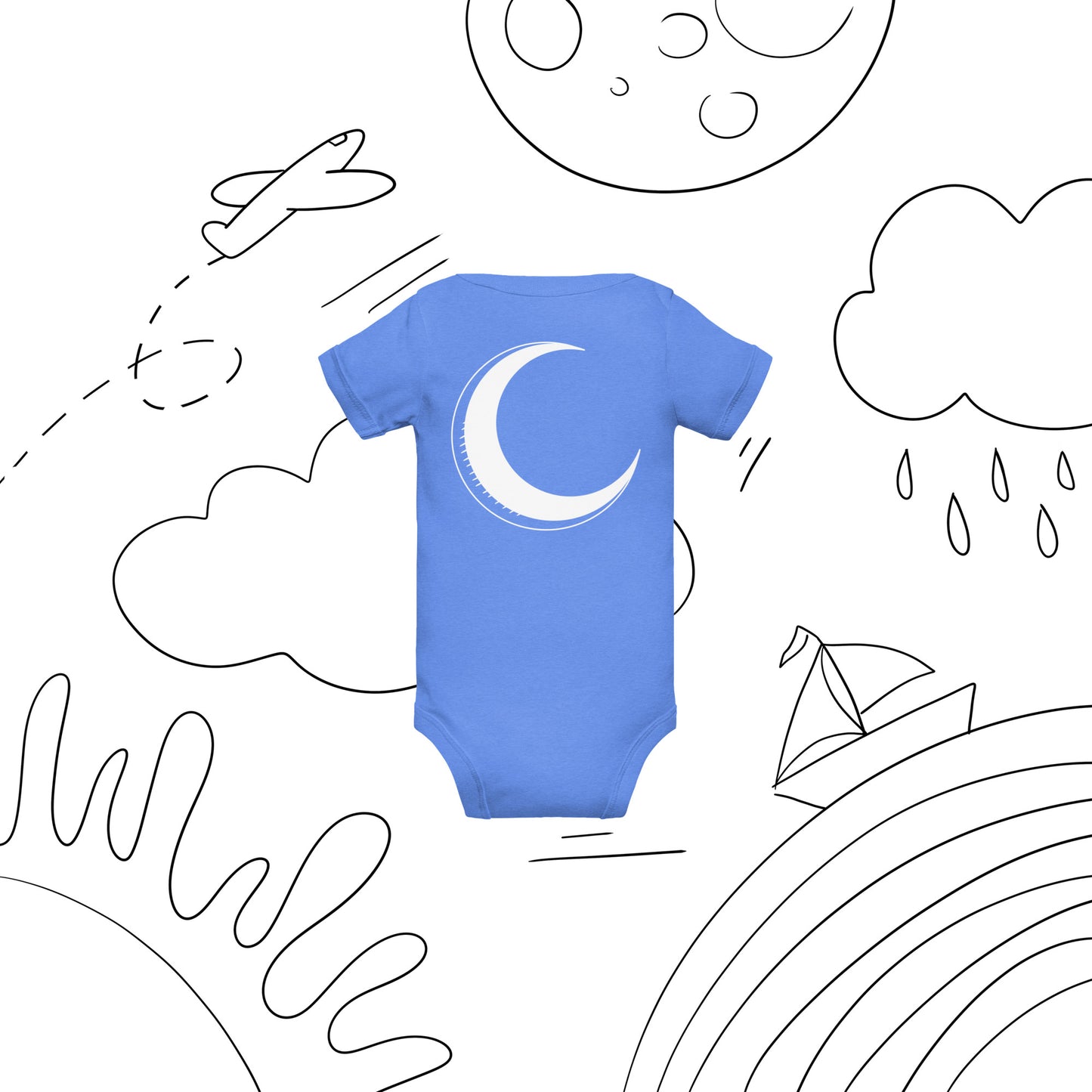 Midnight Baby short sleeve one piece